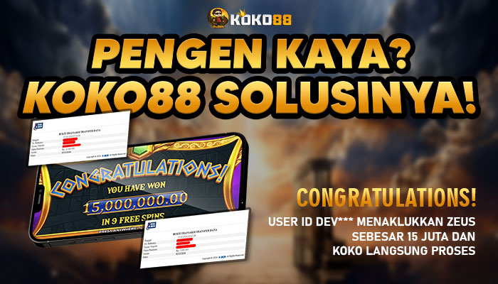Zeus Berikan Sambaran Petirnya, Situs Koko88 Kini Terbukti Gacor.