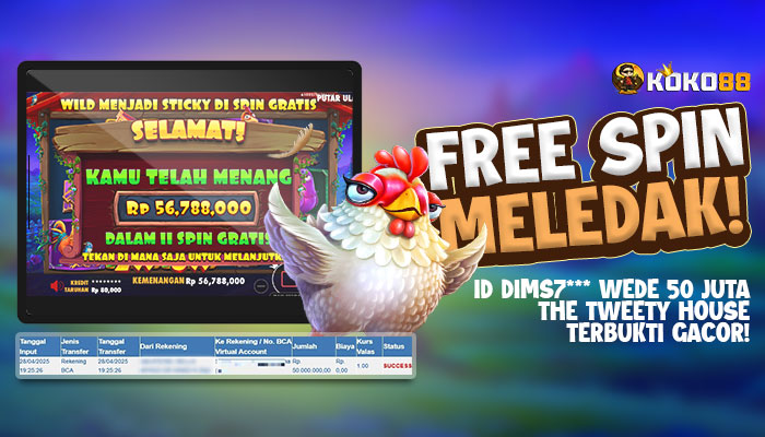 Free Spin Meledak! ID Dims7*** Wede 50 Juta