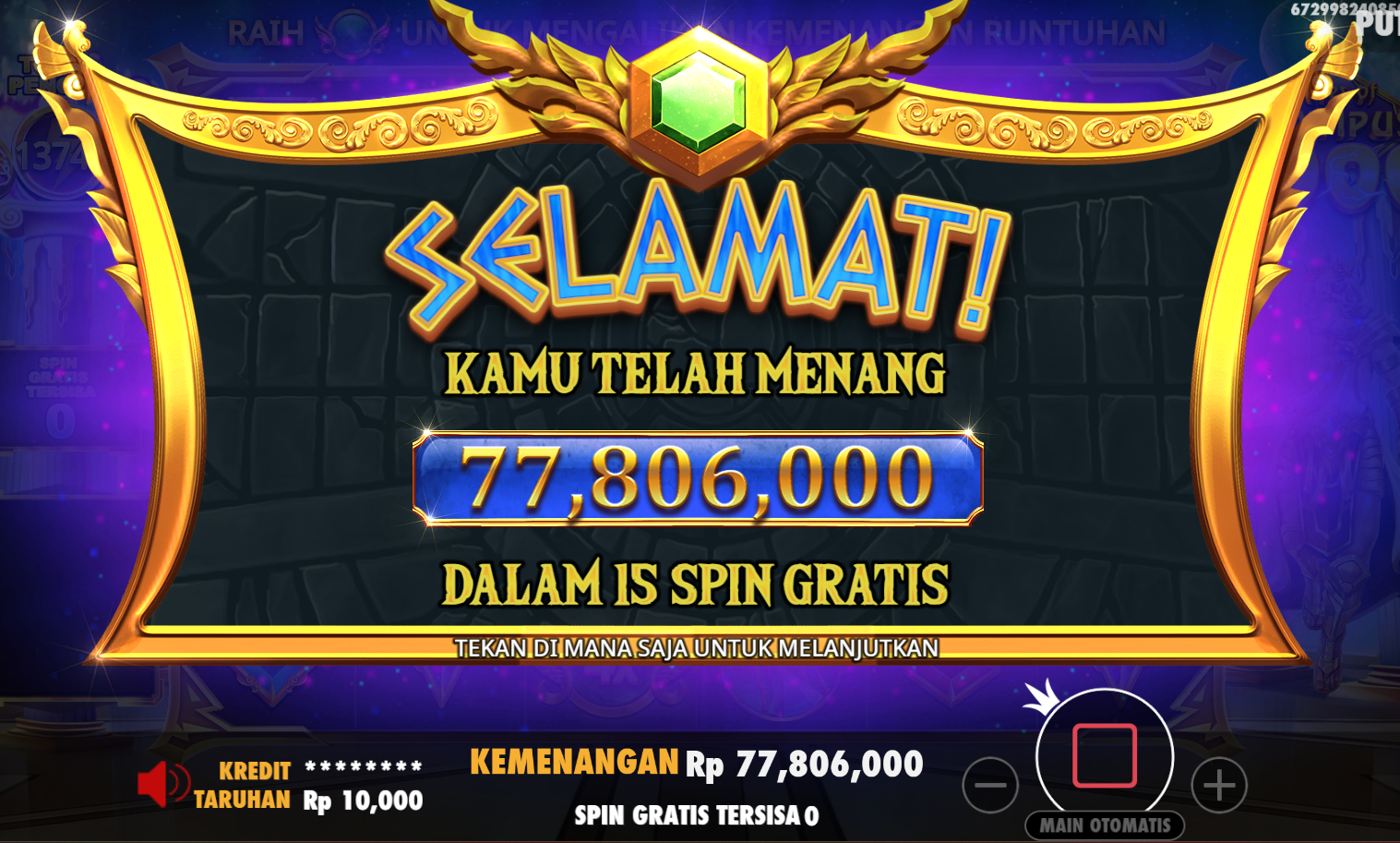 Dari Ratusan Jadi Jutaan: Menang 77 Juta Langsung Wede