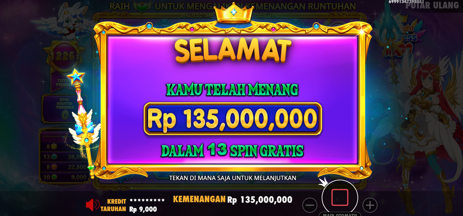 Rebahan Cuan! Member KOKO88 Bungkus 135 Juta