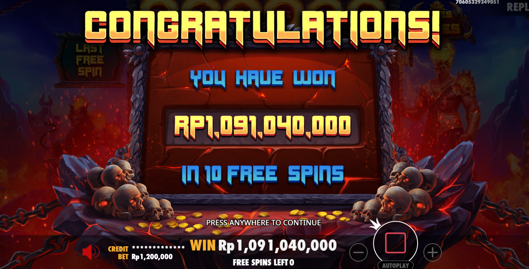 Top Win of The Month! ID Julek*** Jackpot 1 Milliar