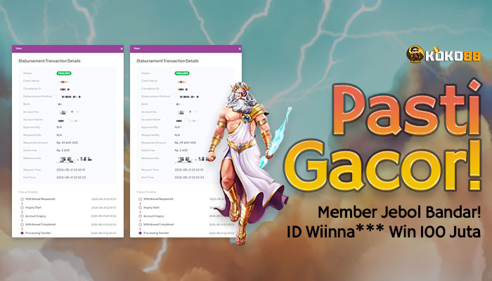 Pasti Gacor! KOKO88 di Jebol Member Hingga Ratusan Juta