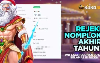 Rejeki Nomplok Akhir Tahun! WD Puluhan Juta – ID Rick6* Menang 79 Juta di KOKO88**