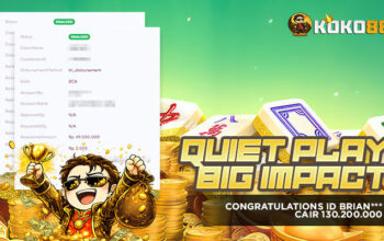 Quiet Play, Big Impact! Main Kalem Tapi Cuan 130 Juta di KOKO88 dari Mahjong Ways