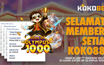 DARI MEMBER SETIA JADI RAJA OLYMPUS! ABI**** PECAHKAN MAXWIN 135 JUTA