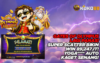GATES OF OLYMPUS LAGI PANAS! SUPER SCATTER BIKIN YOGA**** WIN 89,247 JUTA!