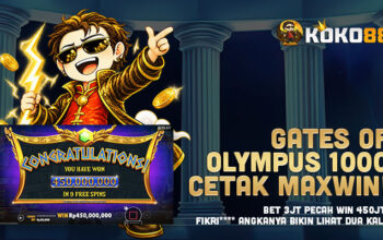OLYMPUS 1000 CETAK MAXWIN! FIKRI**** UBAH BET Rp3 JUTA MENJADI Rp450 JUTA DI KOKO88