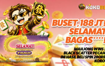 BUSET, Rp188 JUTA! BLACK SCATTER BAGAS**** PECAH BESAR DI KOKO88
